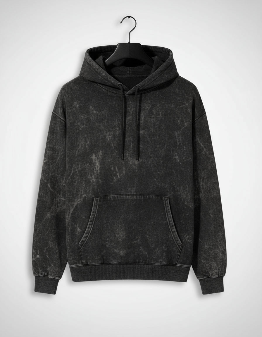 MOTITO Unisex Acid Washed Hoodie